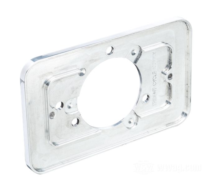 Luftfilter »Breadbox Mini« von Trident Cycle Supply; Billet-Aluminium / Edelstahl, poliert; B x H x T: 148 x 91 x 35.6 mm; für S&S Super E/G Vergaser; USA; Bruttogewicht: 387 g