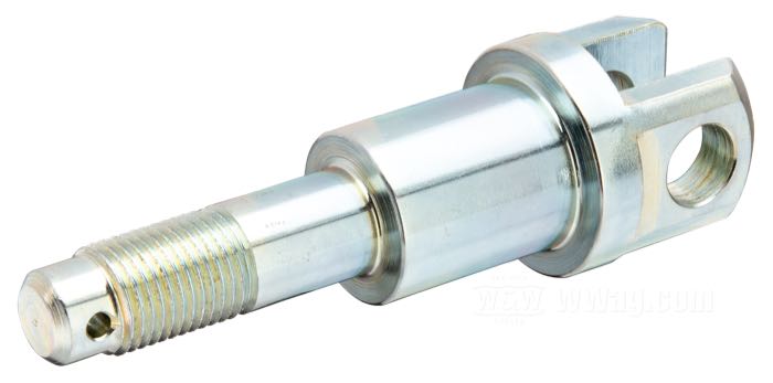 Soportes de estriberas »Clevis« de InMaxWeTrust; para Pedal de freno / Estribera; apropiado para Sportster 1991-2003; acero, cincado; largo: 91 mm; Ø 20.6 mm; rosca: 1/2”-20; posición: derecho; reemplaza OEM HD 42441-90; Francia; peso bruto: 195.8 g