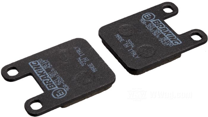 Brake pads by Braking; for 125x2 and 125x4S calipers; steel / friction compound, SM1; gross weight: 80 g