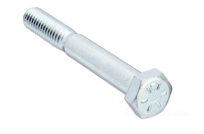 Bolt; for Rocker housings; fits Evolution; steel, zinc plated; thread: 5/16”-18; length: 2-1/2 ” (64 mm); replaces OEM HD 3501A; Canada; gross weight: 30 g
