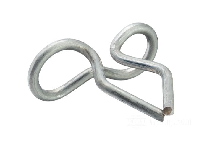 Clip; pour rails enjoliveurs garde-boue 1939-1948; acier à ressort; remplace OEM HD 3765-39 et 59225-39; poids brut: 1 g
