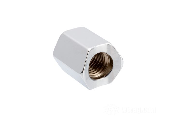Einstellmutter ; für Bremsgestänge; passend für K-Modell und Sportster →1978; Stahl, verchromt; ersetzt OEM HD 42264-52; Bruttogewicht: 20 g
