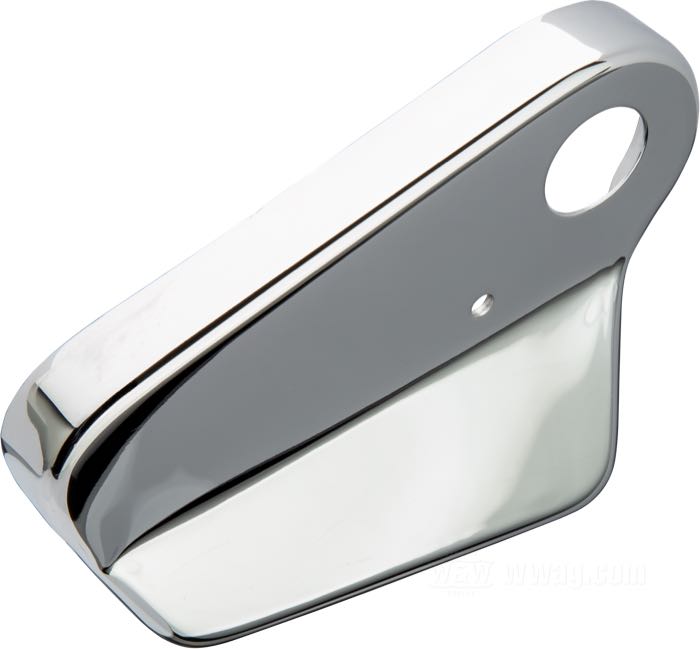 Shifter cover; fits FL(H) 1965-1984, FX 1971-1973; steel, chrome-plated; replaces OEM HD 33644-65; gross weight: 120 g
