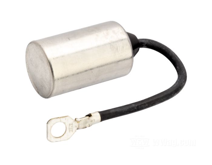 Kondensator; für Magneto; für Wico XV1922; Stahl / Papier / Kupfer; Bruttogewicht: 20 g