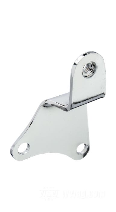 Mounting bracket; for Battery Carrier Tray; fits FLH 1965-1985; steel, chrome-plated; replaces OEM HD 66212-65; gross weight: 100 g