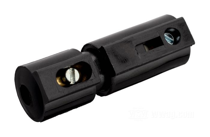 Fuse holder; for Torpedo/Bosch type fuses; plastic, black; length: 49 mm; Ø 13 mm; with 8A fuse; gross weight: 10 g