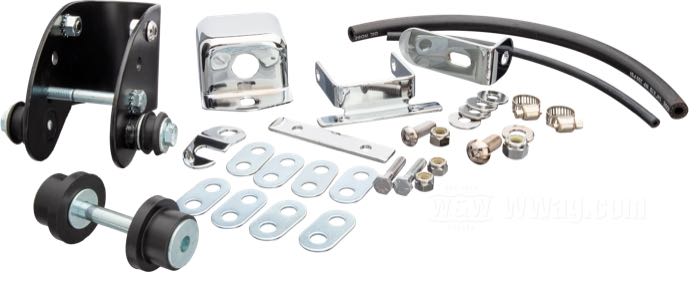 Serbatoio di benzina »Stretched«; atto per Sportster 1982-2003; acciaio; volume: 14 l; tappo necessario: screw-in 1983→ / 1 x ventilato; rubinetto necessario: M22 x 1; peso lordo: 8.34 kg