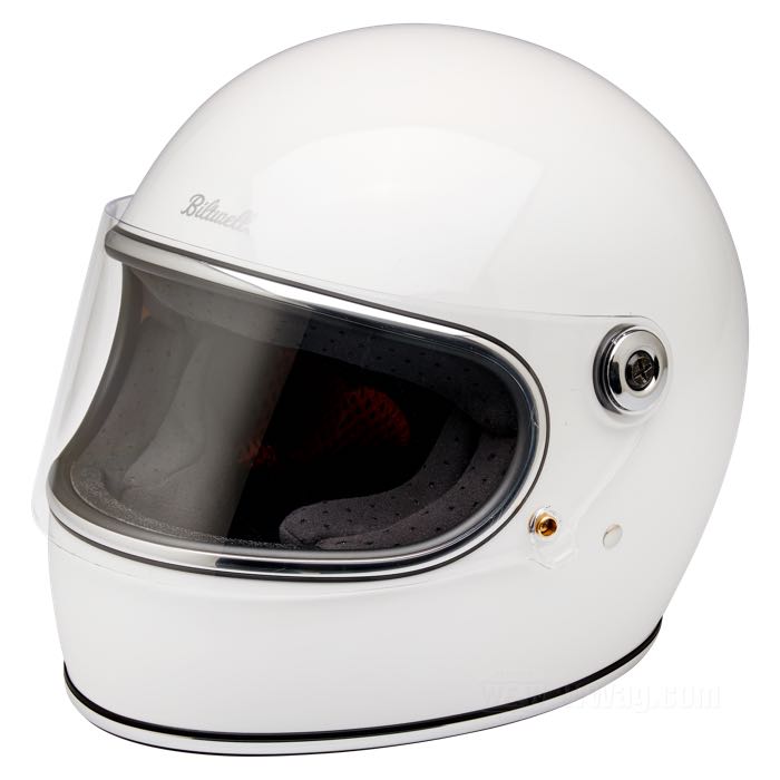 Visier von Biltwell Inc.; für Gringo S Integralhelme; Polycarbonat, klar; Bruttogewicht: 146 g