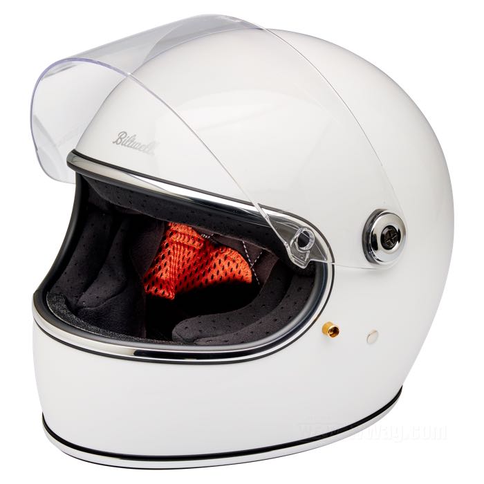 Visier von Biltwell Inc.; für Gringo S Integralhelme; Polycarbonat, klar; Bruttogewicht: 146 g