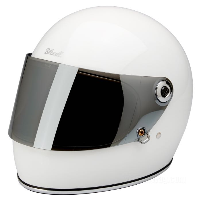 Visier von Biltwell Inc.; für Gringo S Integralhelme; Polycarbonat, chrom verspiegelt; Bruttogewicht: 144 g