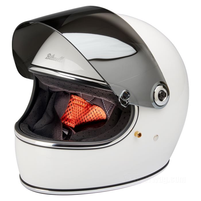 Visier von Biltwell Inc.; für Gringo S Integralhelme; Polycarbonat, chrom verspiegelt; Bruttogewicht: 144 g