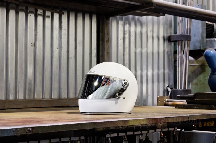 Visier von Biltwell Inc.; für Gringo S Integralhelme; Polycarbonat, chrom verspiegelt; Bruttogewicht: 144 g