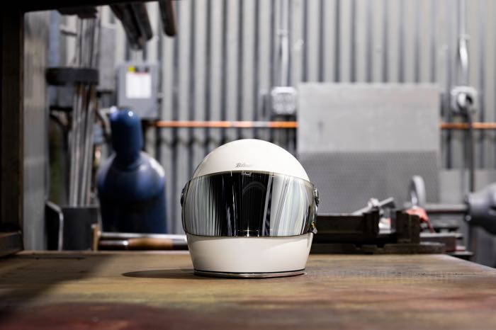 Visier von Biltwell Inc.; für Gringo S Integralhelme; Polycarbonat, chrom verspiegelt; Bruttogewicht: 144 g