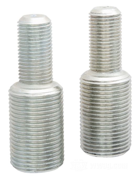 Adattatore di Bates; per Riser; per forcelle Springer I-Beam, Classic, Classic di sovralunghezza y Hillclimb; acciaio bonificato 34CrNiMo6 / acciaio, zincato; lunghezza: 59.4 mm; filettatura: M20 x 1.5; filettatura: 1/2”-20 / M20 x 1.5; Svezia; peso lordo: 230 g