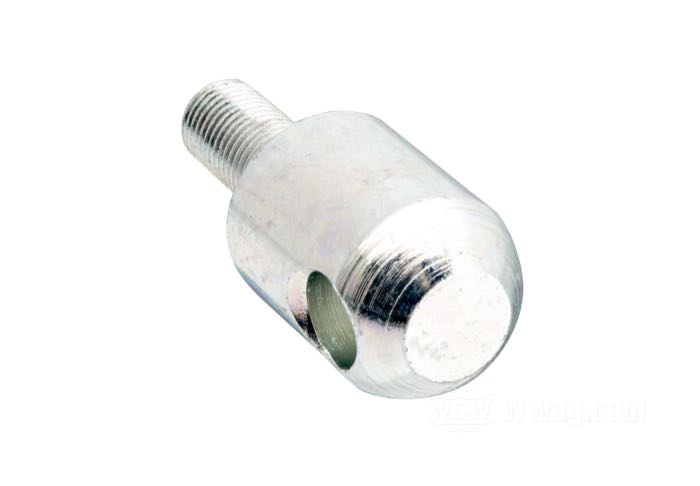Bulón de fijación; para Estriberas; apropiado para FL 1965-1984, FX 1972→, FXR; acero, cincado; rosca: 3/8”-24; reemplaza OEM HD 50973-65; peso bruto: 70 g