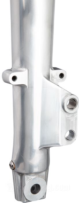 Gabelrohre komplett; passend für FL 1973-1984; Scheibenbremse links; Stahl / Aluminium, poliert / verchromt; Ø Gabelstandrohre: 41 mm; ersetzt OEM HD 45405-75A, 45733-48, 45825-77A, 45828-77A, 45829-77, 45831-77, 45832-77, 45834-77, 45837-77, 45838-77, 45839-77, 45843-77 und 45855-77; Bruttogewicht: 11.81 kg
