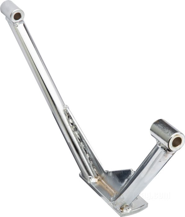 Soporte; para Estriberas pasajero; apropiado para Big Twin con chasis rígido; acero, cromado; peso bruto: 860 g
