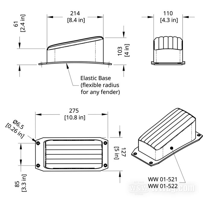 Cuscino passeggero »Tuck & Roll«; comfort; vacchetta, nero, 6-Rib; lunghezza x larghezza: 276 x 128 mm; Europa; peso lordo: 540 g