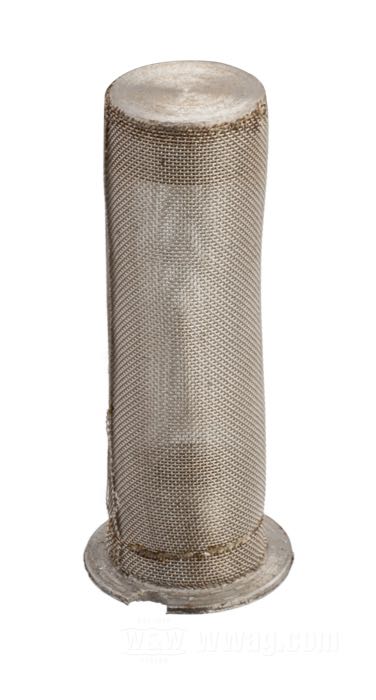 Tamis d'huile; pour graissage poussoirs; adaptable à Big Twin OHV 1952-1962; acier; remplace OEM HD 24975-52; poids brut: 10 g