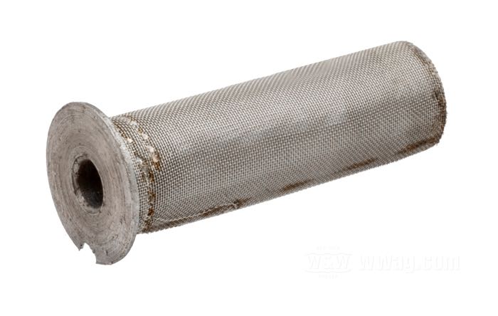 Tamis d'huile; pour graissage poussoirs; adaptable à Big Twin OHV 1952-1962; acier; remplace OEM HD 24975-52; poids brut: 10 g
