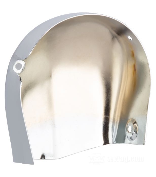 Abdeckung »OEM-Typ«; für Hupe; passend für FL und XL mit Hochton Hupe 1970-early 1976, FX mit Hochton Hupe 1971-1984; Stahl, verchromt; ersetzt OEM HD 69141-70T; Bruttogewicht: 170 g