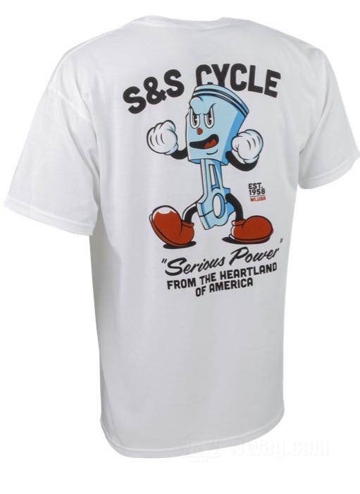T-shirt »Serious Power« by S&S; cotton, white; size: XXXL; gross weight: 158 g
