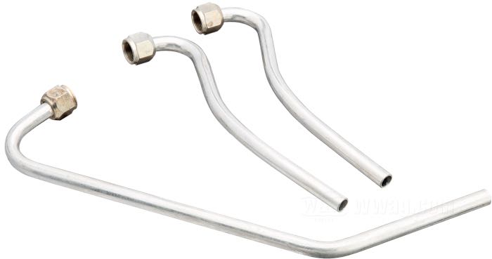 Kit de durit d'huile »Tight-Fit« de Strange Bird; pour bac à huile Horseshoe; acier, CAD (procédé ZnNi); filet raccord: 9/16