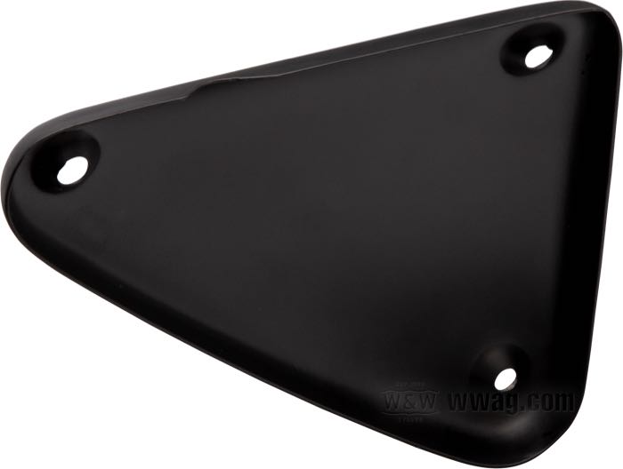 Abdeckung; für Blackbox; passend für Sportster 1982-2003; Stahl, schwarz; ersetzt OEM HD 66325-82; Bruttogewicht: 157 g