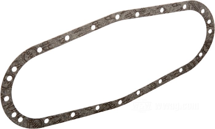 Gasket by Antiquebike; for Gear cover; fits late 1922-1929; paper; replaces OEM HD 598-22; gross weight: 9 g