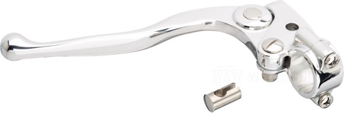 Mando embrague a mano »Classic« de Kustom Tech; aluminio forjado; para cable; para manillares del Ø: 1 ”; Italia