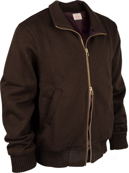 Sweater »Full-Throttle« de Dehen; tricotage de laine, marron foncé; taille: M; USA; poids brut: 1.56 kg