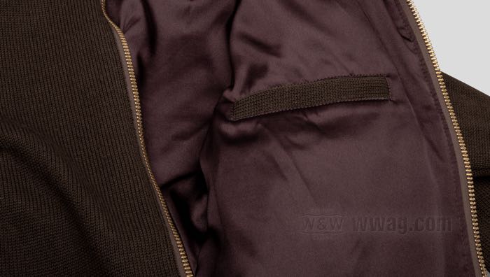 Sweater »Full-Throttle« de Dehen; tricotage de laine, marron foncé; taille: M; USA; poids brut: 1.56 kg