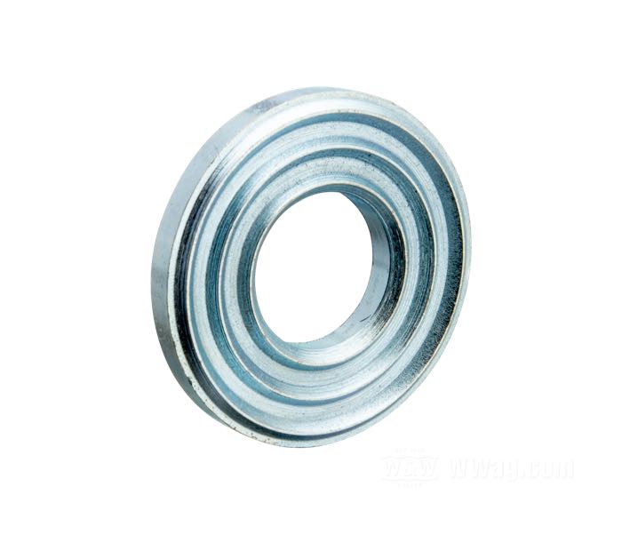 Serrated washer; for Pivot stud; fits FL 1949-1971; steel, CAD (ZnNi process); position: front; replaces OEM HD 44454-48; gross weight: 10 g