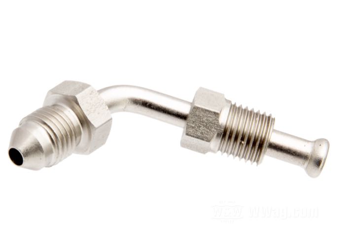 Fitting by Goodridge; stainless steel, 60°; connection thread: JIC 37°-3→3/8”-24 IF; gross weight: 17 g