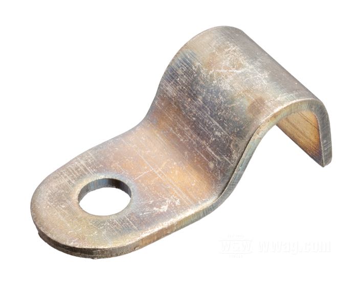 Pinza ; para Cable de freno; apropiado para modelos 1937-1948, W y G 1949-1957; acero, parkerizado; reemplaza OEM HD 9968 y 4162-32; peso bruto: 100 g