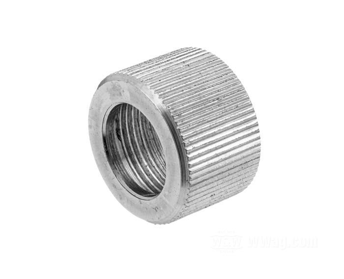 Nut; for Speedometer cable; steel, zinc plated; thread: M16 x 1.0; inner Ø: 7/16 ”; gross weight: 10 g