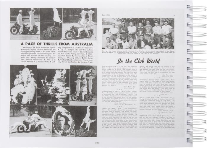 Libro »The Harley-Davidson Panhead Years Vol. 2 - January 1951-December 1953«; carta; larghezza x altezza: 28 x 21 cm; di Steve Slocombe; spiralatura; a colori + bianco e nero; 514 pagine; inglese; ISBN: 9781739135843; peso lordo: 1.43 kg