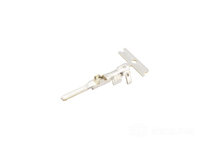 Cosse mâle »Multilock 070« de Deutsch; pour système de conexion Tyco Multilock 070; bronze phosphoreux, nickelé; pour fils de: ~ 0.05 - 1.3 mm² (AWG 30 - 16); remplace OEM HD 73190-96; poids brut: 1 g