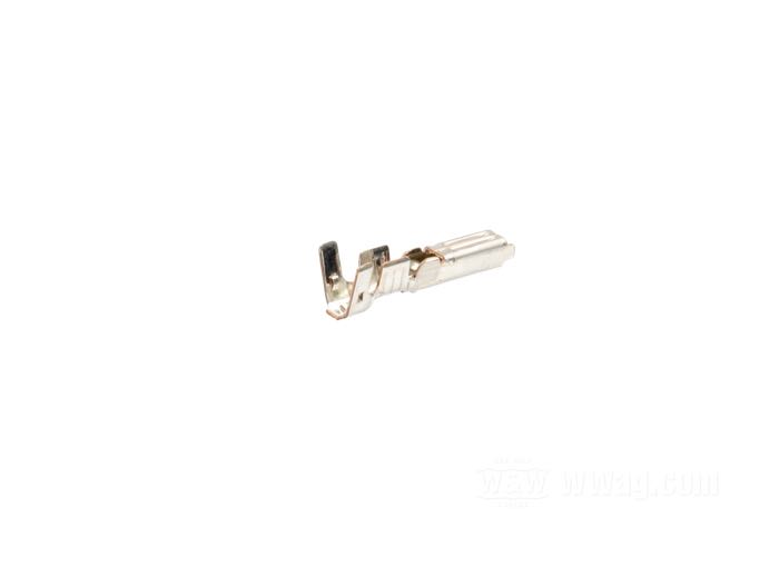 Cosse femelle »Multilock 070« de Deutsch; pour système de conexion Tyco Multilock 070; bronze phosphoreux, nickelé; pour fils de: ~ 0.5 - 1.5 mm² (AWG 20-16); remplace OEM HD 73191-96; poids brut: 1 g