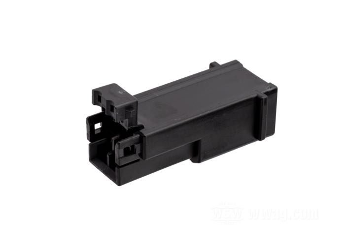 Boîte de cosses mâles »Multilock 070« de Deutsch; 2 voies; PBT, noir; remplace OEM HD 73102-96BK; poids brut: 3 g