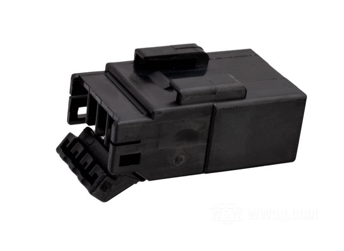 Boîte de cosses mâles »Multilock 070« de Deutsch; 4 voies; PBT, noir; remplace OEM HD 73104-96BK; poids brut: 4 g
