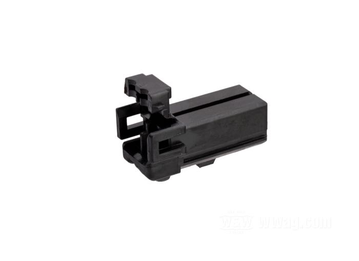 Boîte pour cosses femelles »Multilock 070« de Deutsch; 2 voies; PBT, noir; remplace OEM HD 73152-96BK; poids brut: 1 g