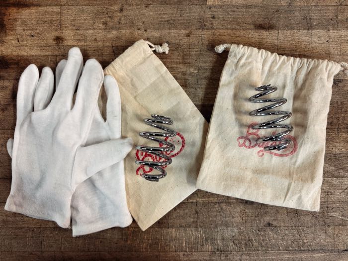 Gloves; cotton, white; gross weight: 20 g
