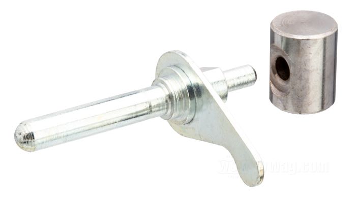 Kit mit Druckstange und Gelenkbolzen; für Hauptbremszylinder / Bremslichtschalter; passend für Big Twin und Sportster 1982-1996; Stahl, verzinkt; ersetzt OEM HD 45051-82 und 45031-82; Bruttogewicht: 53.2 g