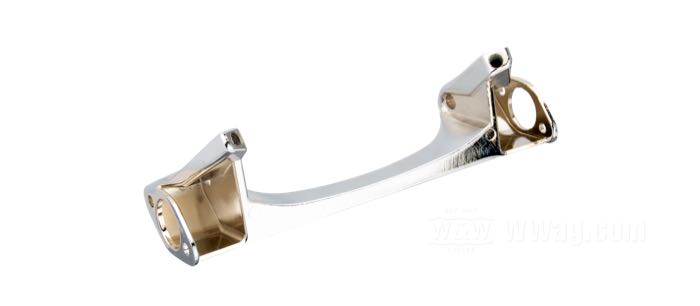Staffa; per Frecce; atto per FL 1974-1984, FLST 1986→, FLT/FLR 1991→; alluminio fuso, cromato; larghezza: 210 mm; Punto installazione: posteriore; rimpiazza OEM HD 68510-74A; peso lordo: 230 g