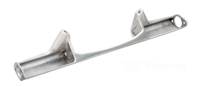 Staffa; per Frecce; atto per FL 1974-1984, FLST 1986→, FLT/FLR 1991→; alluminio fuso, lucidato; larghezza: 332 mm; Punto installazione: posteriore; rimpiazza OEM HD 68510-73; peso lordo: 300 g