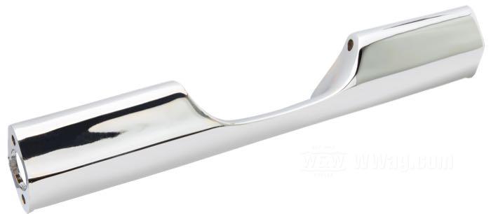 Staffa; per Frecce; atto per FLHT, FLHS 1983→; alluminio fuso, cromato; larghezza: 332 mm; Punto installazione: posteriore; rimpiazza OEM HD 91778-85; peso lordo: 340 g