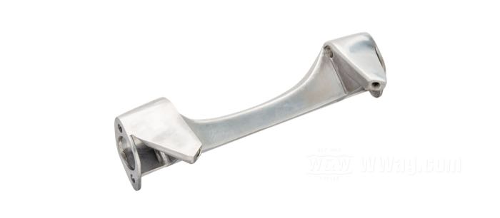 Staffa; per Frecce; atto per FL 1974-1984, FLST 1986→, FLT/FLR 1991→; alluminio fuso, lucidato; larghezza: 210 mm; Punto installazione: posteriore; rimpiazza OEM HD 68510-74A; peso lordo: 380 g