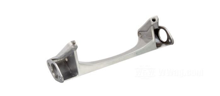 Staffa; per Frecce; atto per FL 1974-1984, FLST 1986→, FLT/FLR 1991→; alluminio fuso, lucidato; larghezza: 210 mm; Punto installazione: posteriore; rimpiazza OEM HD 68510-74A; peso lordo: 380 g