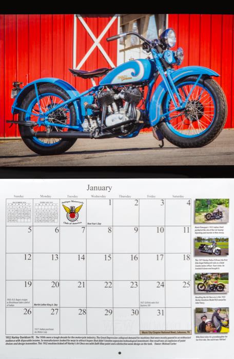 Calendar »AMCA 2025«; paper; width x height: 31 x 22.5 cm; color; gross weight: 146 g